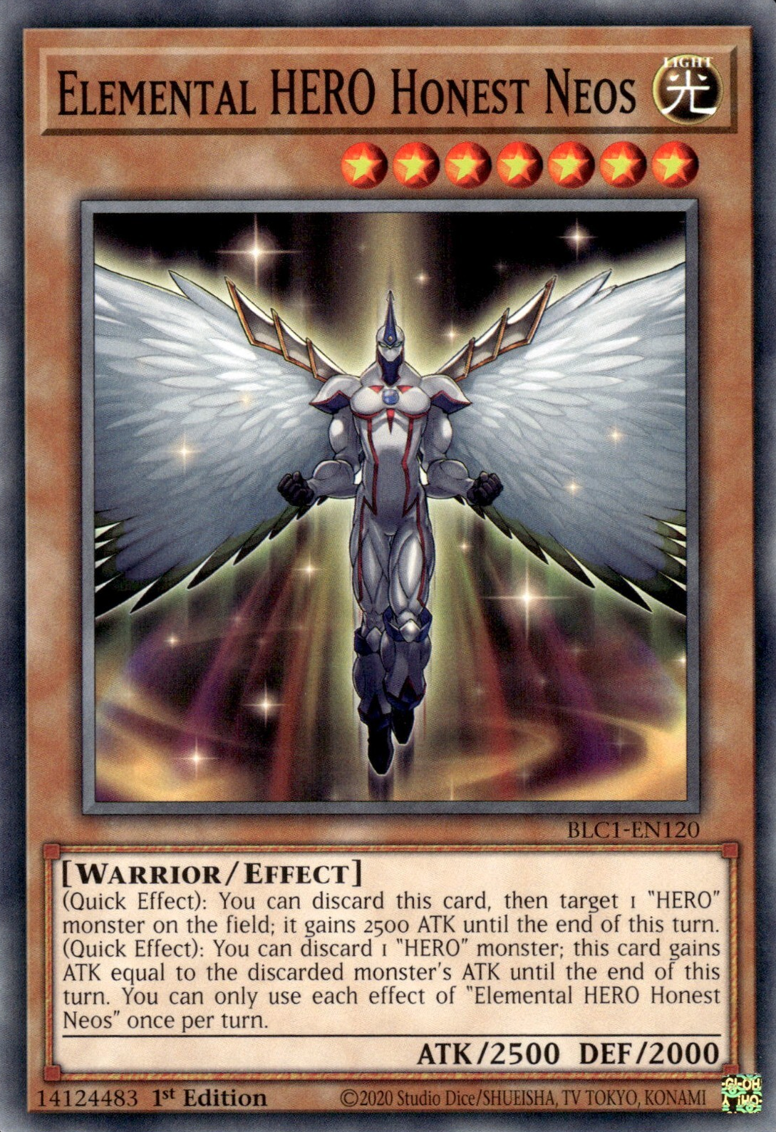 Elemental HERO Honest Neos, Battles of Legend: Chapter 1 · BLC1-EN120