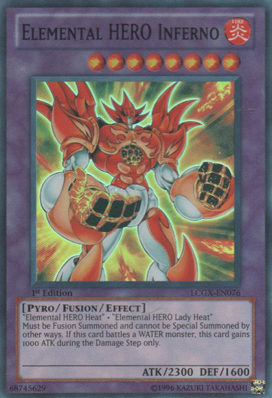 Elemental HERO Inferno, Legendary Collection 2: The Duel Academy Years Mega Pack · LCGX-EN076