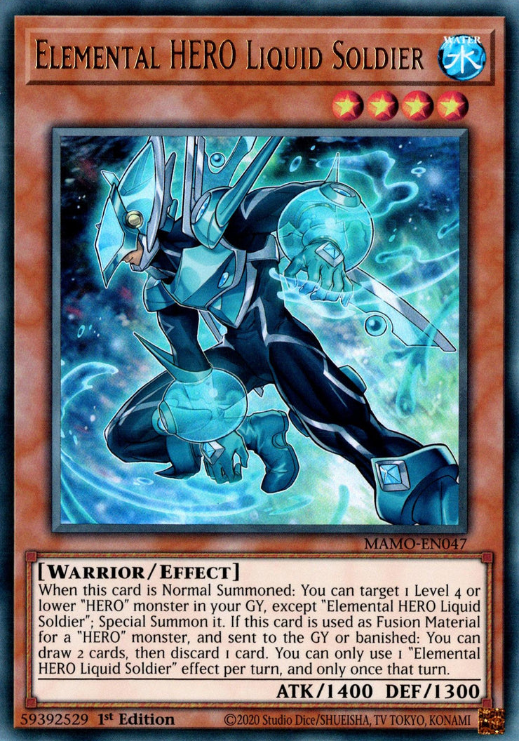 Elemental HERO Liquid Soldier, Magnificent Monsters · MAMO-EN047