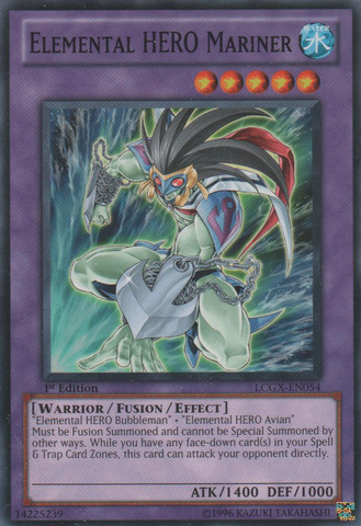 Elemental HERO Mariner, Legendary Collection 2: The Duel Academy Years Mega Pack · LCGX-EN054