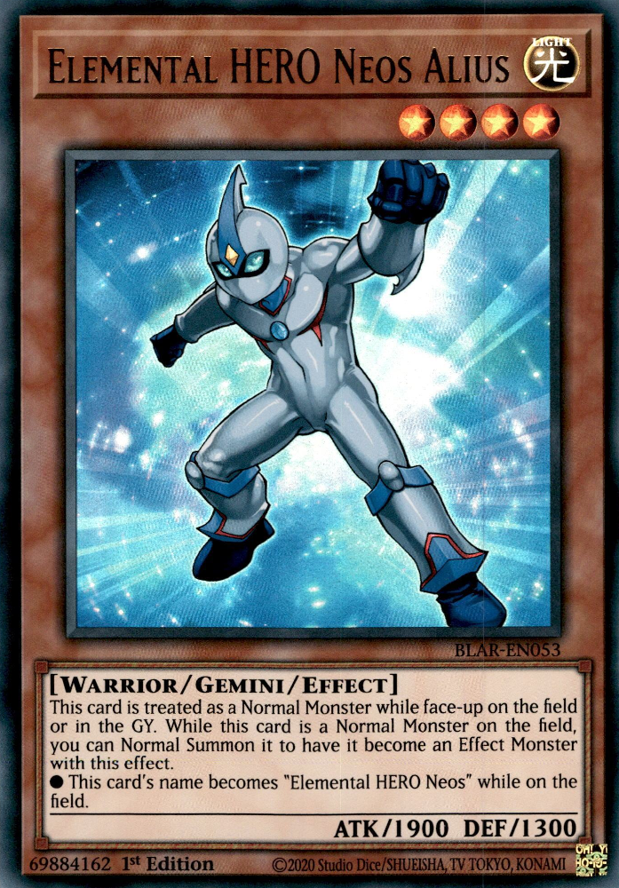 Elemental HERO Neos Alius, Battles of Legend: Armageddon · BLAR-EN053