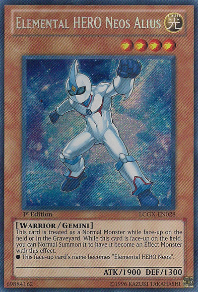 Elemental HERO Neos Alius, Legendary Collection 2: The Duel Academy Years Mega Pack · LCGX-EN028