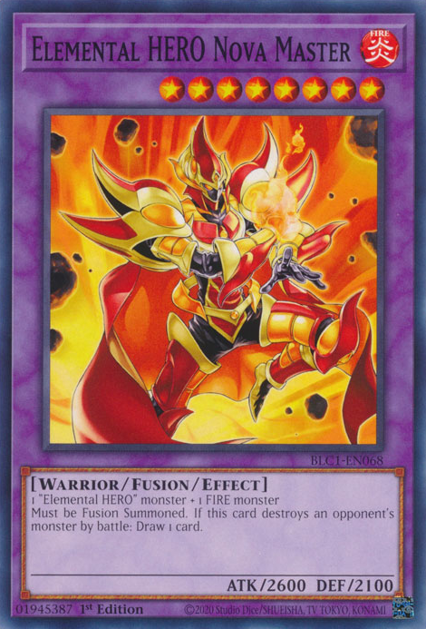 Elemental HERO Nova Master, Battles of Legend: Chapter 1 · BLC1-EN068