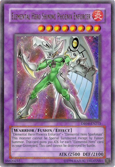 Elemental HERO Shining Phoenix Enforcer, Dark Revelation Volume 4 · DR04-EN213