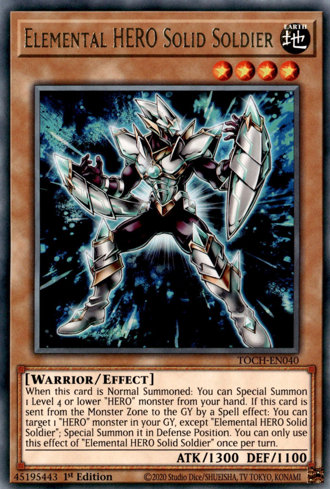 Elemental HERO Solid Soldier, Toon Chaos · TOCH-EN040