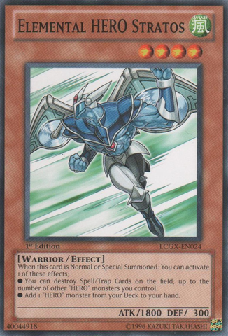 Elemental HERO Stratos, Legendary Collection 2: The Duel Academy Years Mega Pack · LCGX-EN024