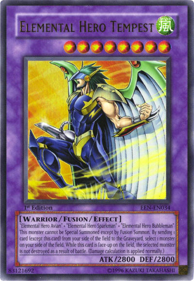 Elemental HERO Tempest, Elemental Energy · EEN-EN034