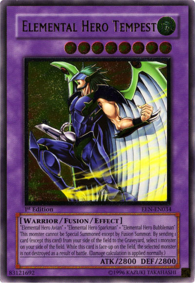 Elemental HERO Tempest, Elemental Energy · EEN-EN034