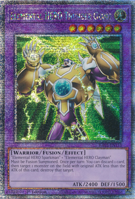 Elemental HERO Thunder Giant, Quarter Century Bonanza · RA03-EN153