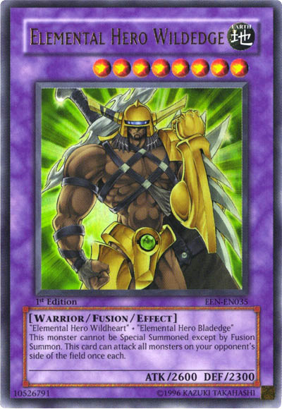 Elemental HERO Wildedge, Elemental Energy · EEN-EN035