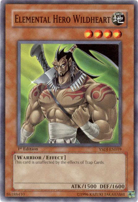 Elemental HERO Wildheart, Starter Deck: Jaden Yuki · YSDJ-EN019