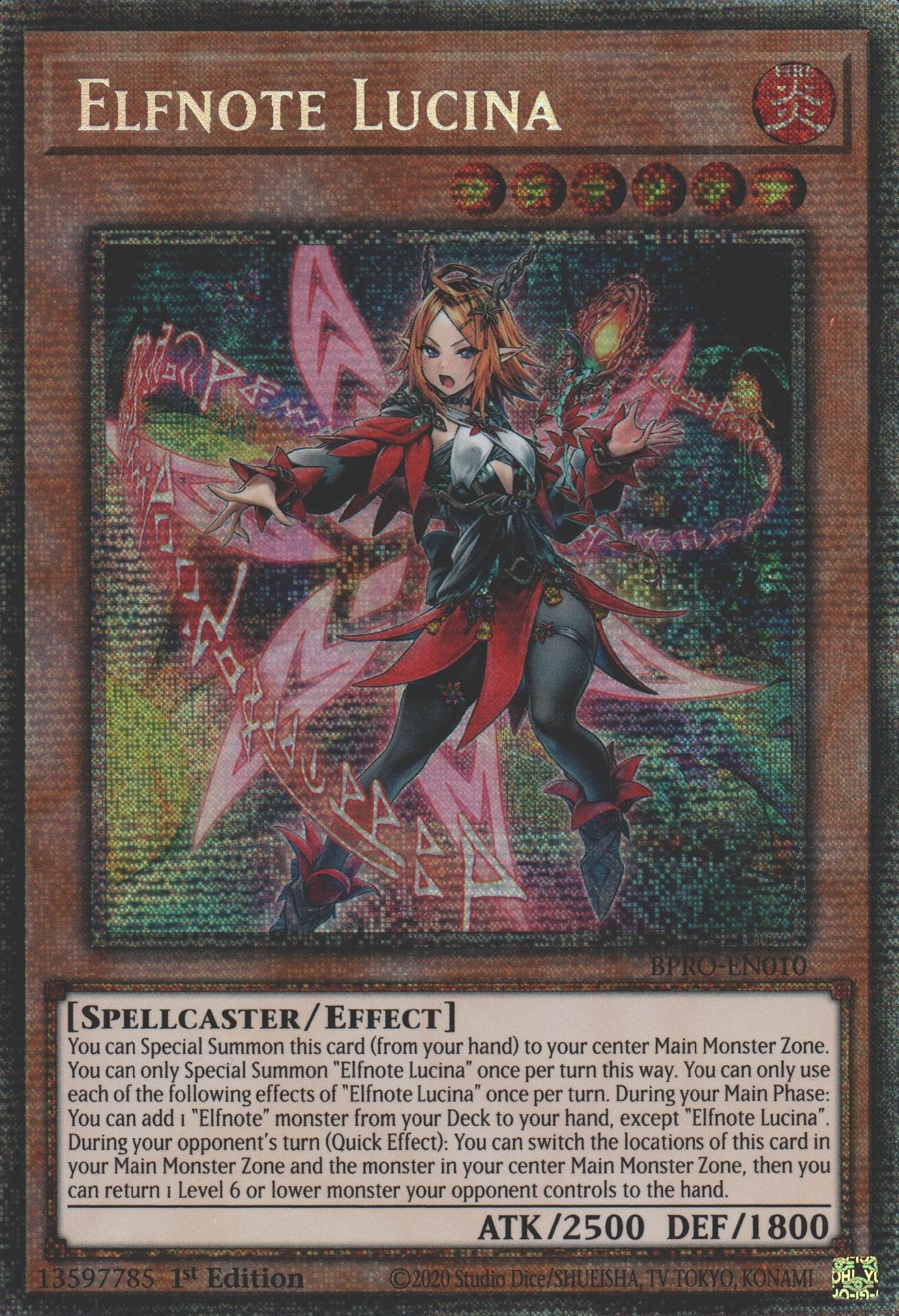 Elfnote Lucina, Burst Protocol · BPRO-EN010
