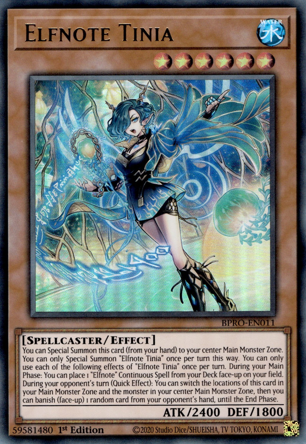 Elfnote Tinia, Burst Protocol · BPRO-EN011