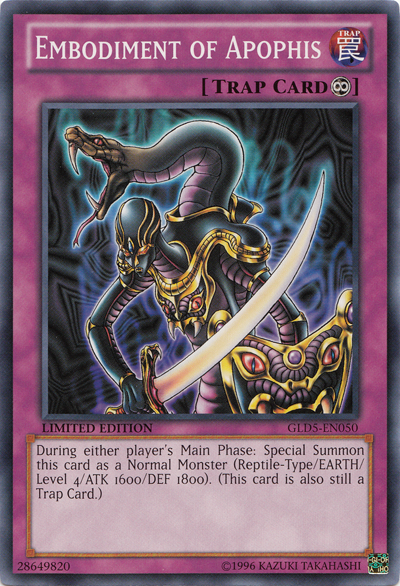 Embodiment of Apophis, Gold Series: Haunted Mine · GLD5-EN050