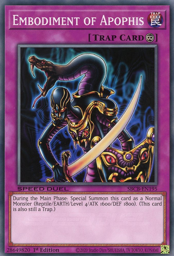 Embodiment of Apophis, Speed Duel: Battle City Box · SBCB-EN195