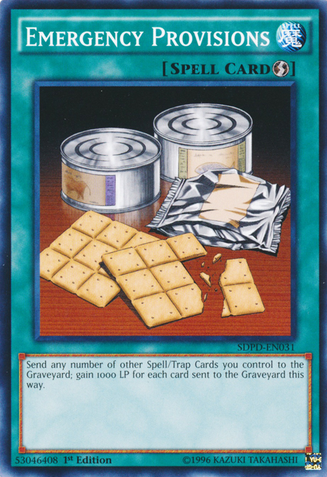Emergency Provisions, Pendulum Domination Structure Deck · SDPD-EN031