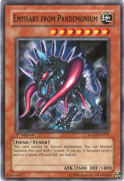 Emissary from Pandemonium, Duelist Pack Collection Tin 2009 · RGBT-EN031