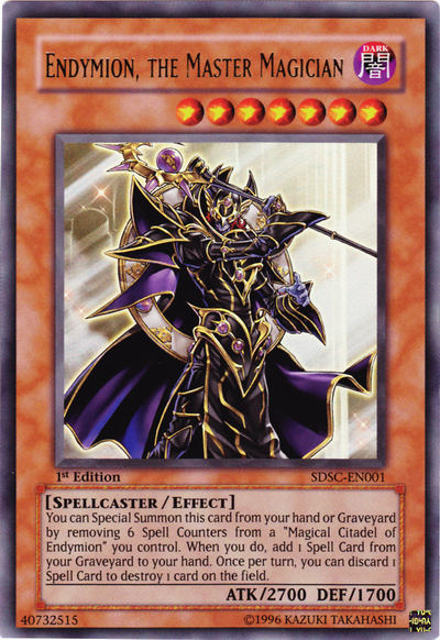 Endymion, the Master Magician, Spellcaster's Command Structure Deck · SDSC-EN001