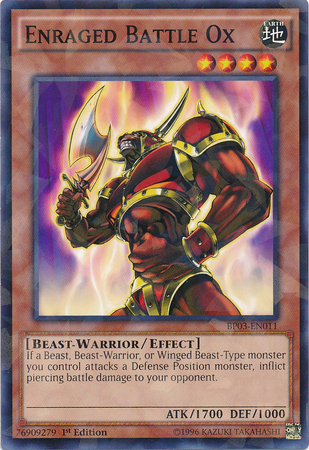 Enraged Battle Ox, Battle Pack 3: Monster League · BP03-EN011