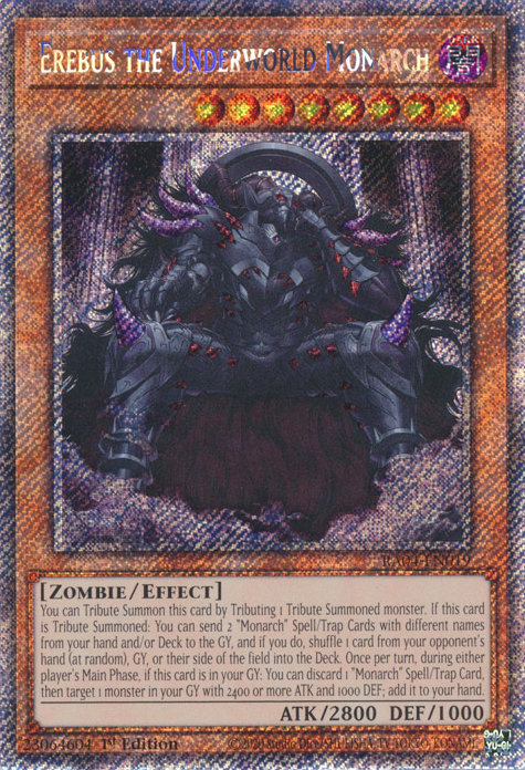 Erebus the Underworld Monarch, Quarter Century Stampede · RA04-EN019
