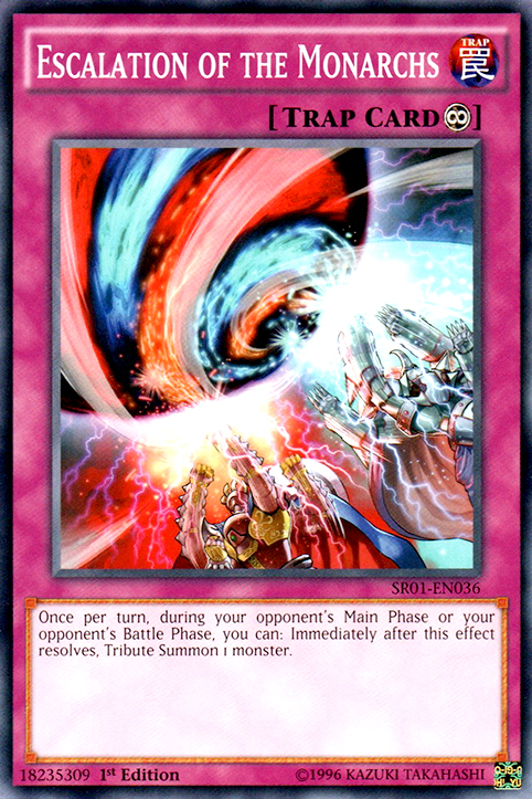 Escalation of the Monarchs, Emperor of Darkness Structure Deck · SR01-EN036