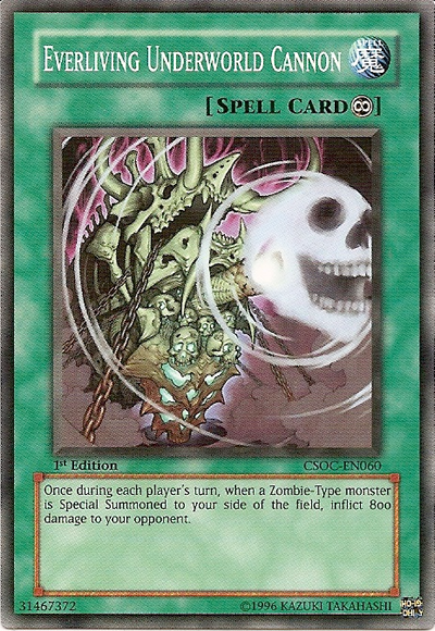 Everliving Underworld Cannon, Crossroads of Chaos Sneak Peek Participation Card · CSOC-EN060