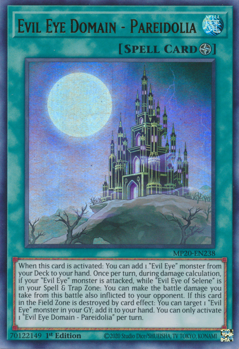 Evil Eye Domain - Pareidolia, 2020 Tin of Lost Memories · MP20-EN238