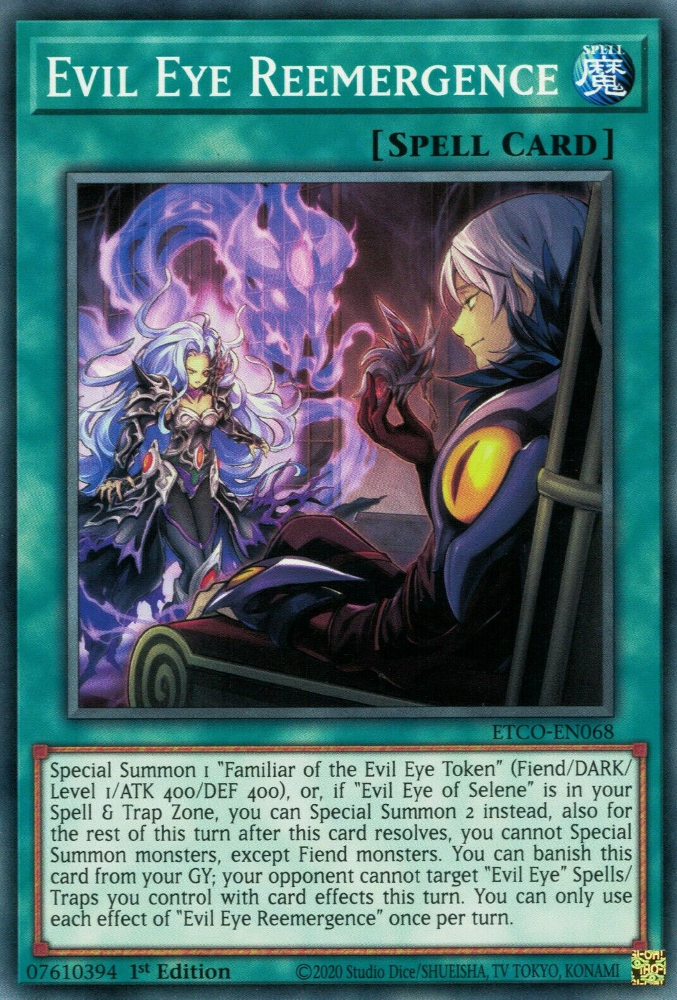 Evil Eye Reemergence, Eternity Code Premiere! promotional card · ETCO-EN068