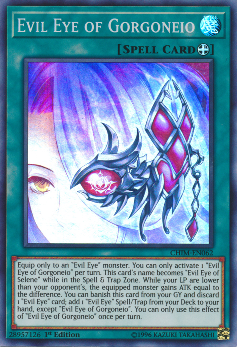 Evil Eye of Gorgoneio, Chaos Impact Sneak Peek Participation Card · CHIM-EN062