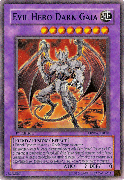 Evil HERO Dark Gaia, Duelist Pack: Jaden Yuki 3 · DP06-EN010