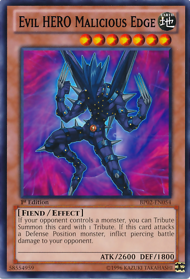 Evil HERO Malicious Edge, Battle Pack 2: War of the Giants · BP02-EN054