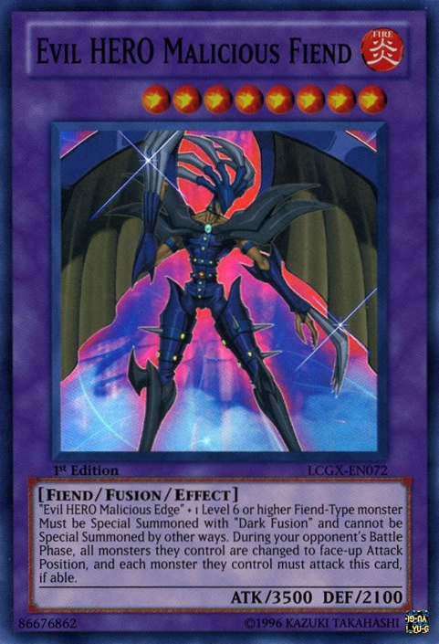 Evil HERO Malicious Fiend, Legendary Collection 2: The Duel Academy Years Mega Pack · LCGX-EN072