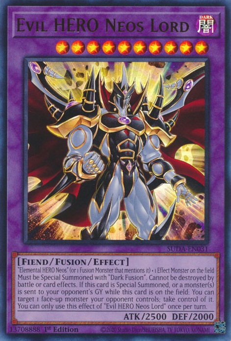 Evil HERO Neos Lord, Supreme Darkness · SUDA-EN031