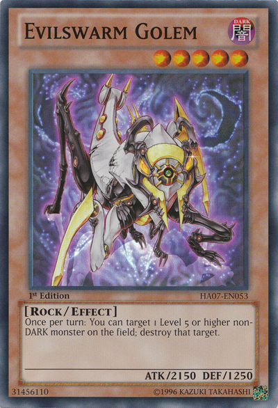 Evilswarm Golem, Hidden Arsenal 7: Knight of Stars · HA07-EN053