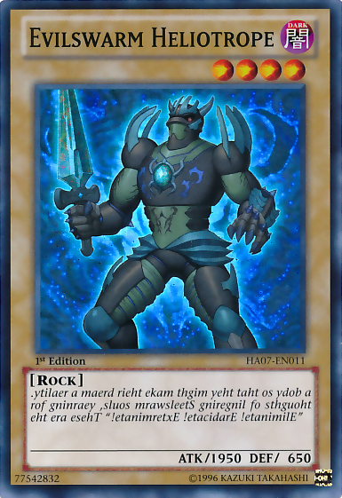 Evilswarm Heliotrope, Hidden Arsenal 7: Knight of Stars · HA07-EN011