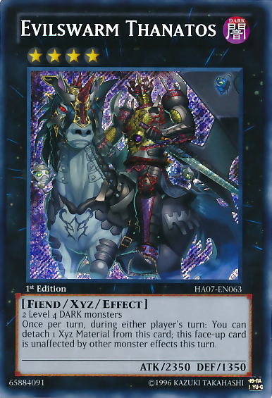 Evilswarm Thanatos, Hidden Arsenal 7: Knight of Stars · HA07-EN063
