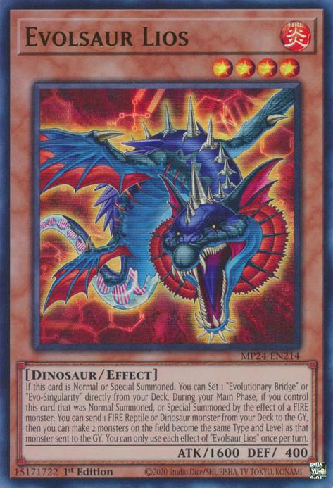 Evolsaur Lios, 25th Anniversary Tin: Dueling Mirrors · MP24-EN214