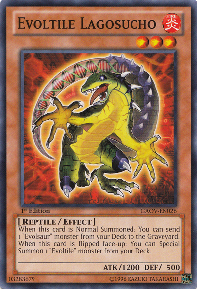 Evoltile Lagosucho, Galactic Overlord Sneak Peek Participation Card · GAOV-EN026