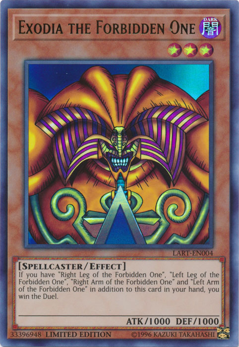 Exodia the Forbidden One, The Lost Art Promotion A · LART-EN004