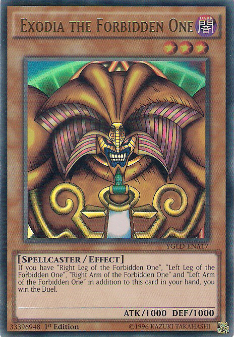 Exodia the Forbidden One, Yugi's Legendary Decks · YGLD-ENA17