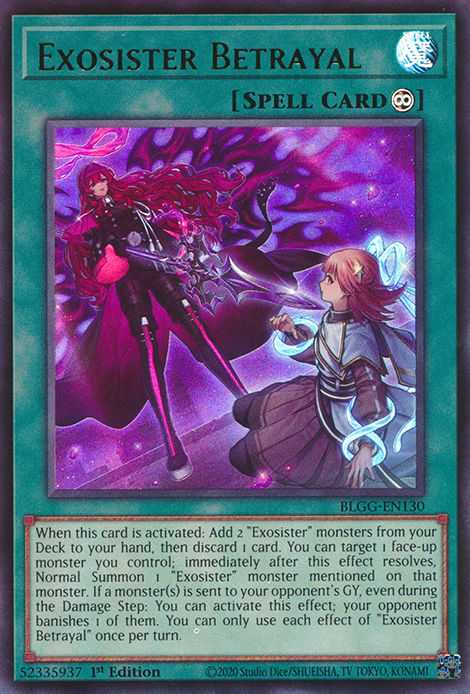 Exosister Betrayal, Battles of Legend: Glorious Gallery · BLGG-EN130