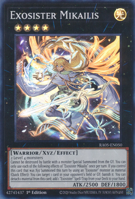 Exosister Mikailis, Rarity Collection 5 · RA05-EN050