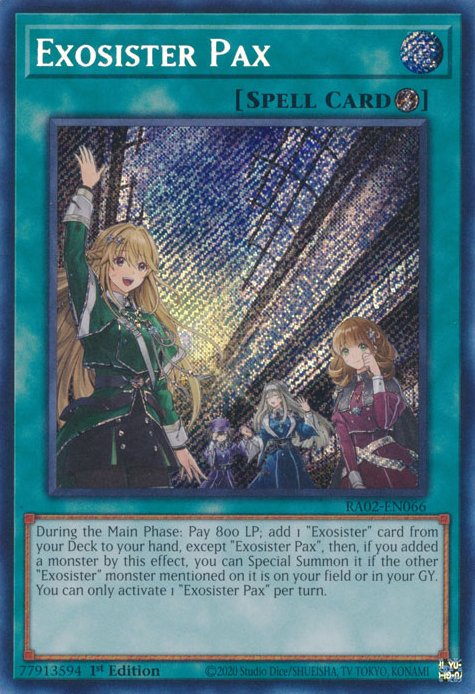 Exosister Pax, 25th Anniversary Rarity Collection II · RA02-EN066