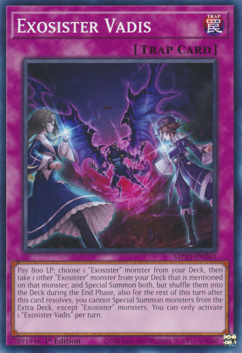 Exosister Vadis, 25th Anniversary Tin: Dueling Heroes Mega Pack · MP23-EN263