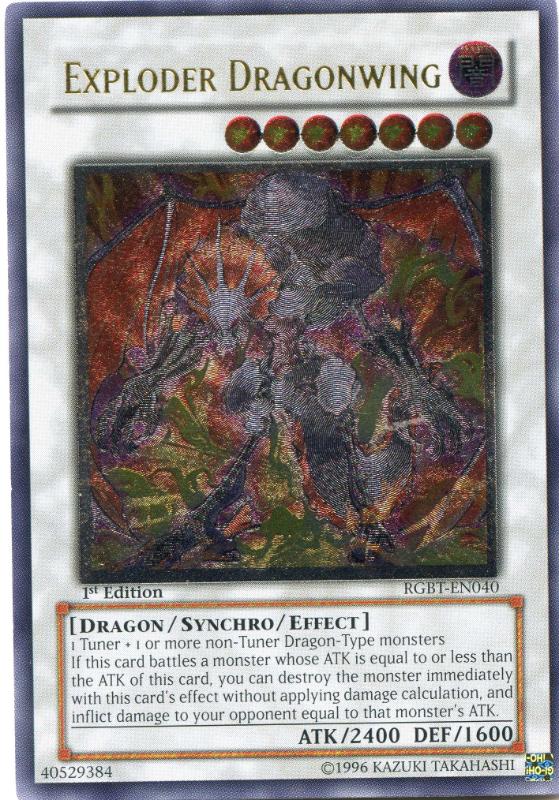 Exploder Dragonwing, Duelist Pack Collection Tin 2009 · RGBT-EN040