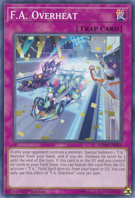 F.A. Overheat, 2019 Gold Sarcophagus Tin Mega Pack · MP19-EN064