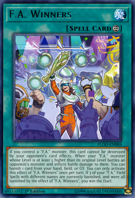 F.A. Winners, Flames of Destruction Sneak Peek Participation Card · FLOD-EN089