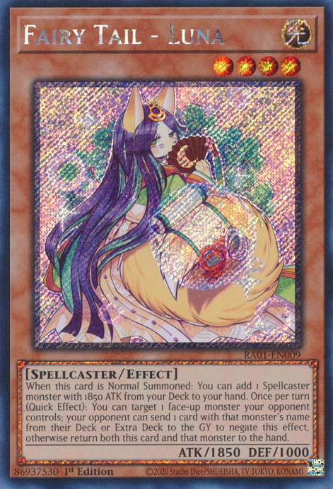 Fairy Tail - Luna, 25th Anniversary Rarity Collection · RA01-EN009
