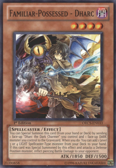 Familiar-Possessed - Dharc, Order of Chaos Sneak Peek Participation Card · ORCS-EN033