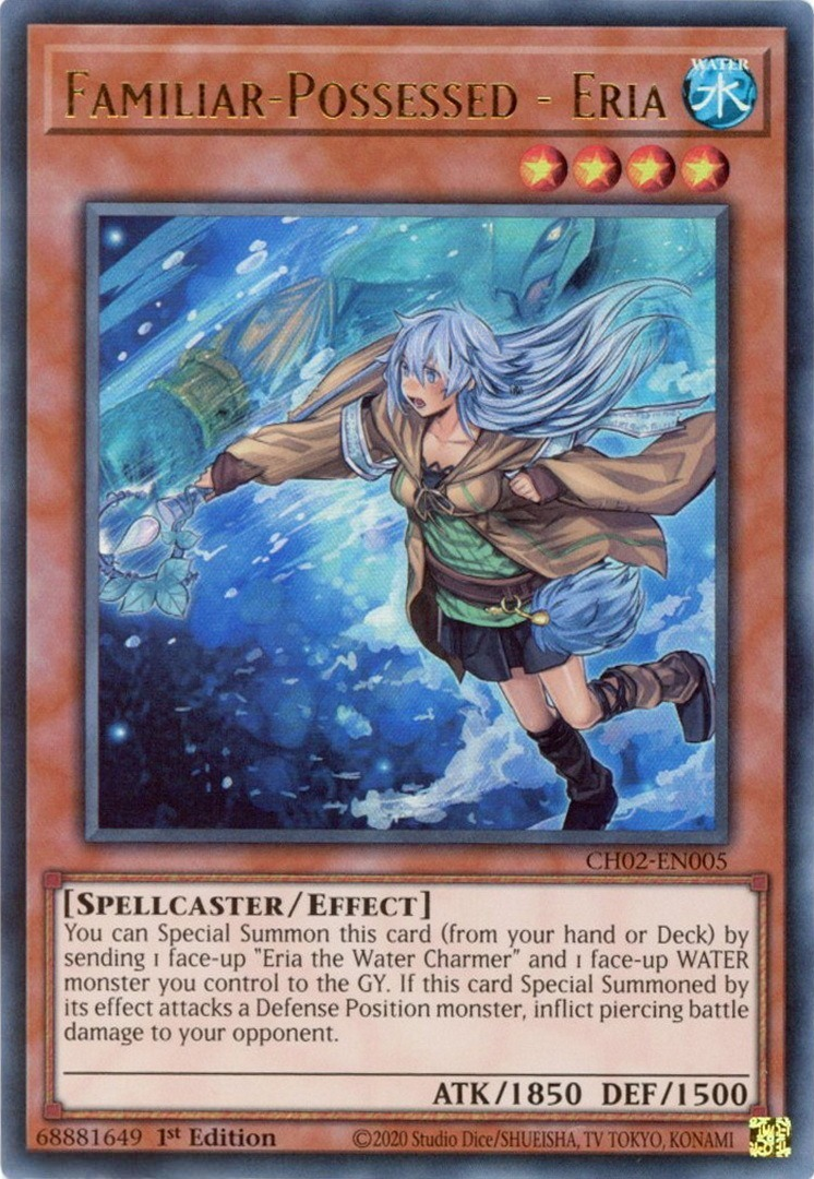 Familiar-Possessed - Eria, THE CHRONICLES DECK: Spirit Charmers (All-Foil Edition) · CH02-EN005